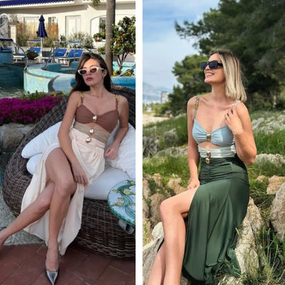 Shimmer & Shine Cutout Swimsuit - Celestial Couture