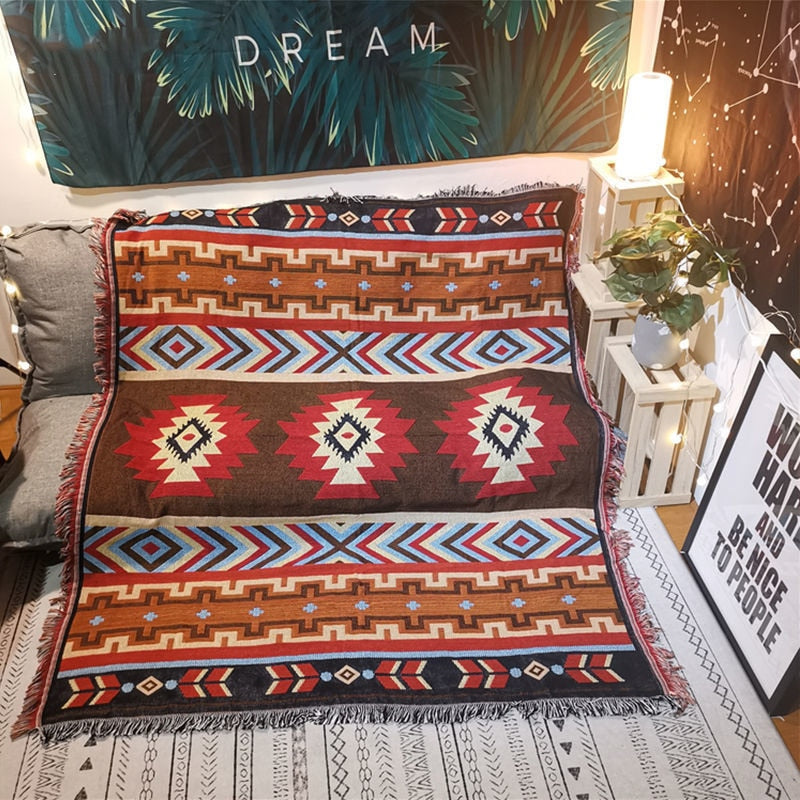 Tribal Boho Rugs &amp; Blankets - Outdoor or Indoor