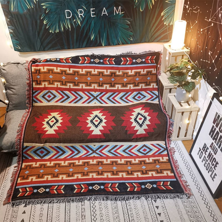 Tribal Boho Rugs &amp; Blankets - Outdoor or Indoor