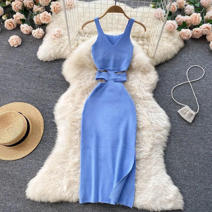 Radiant Cut-Out Bodycon Dress - Celestia Couture