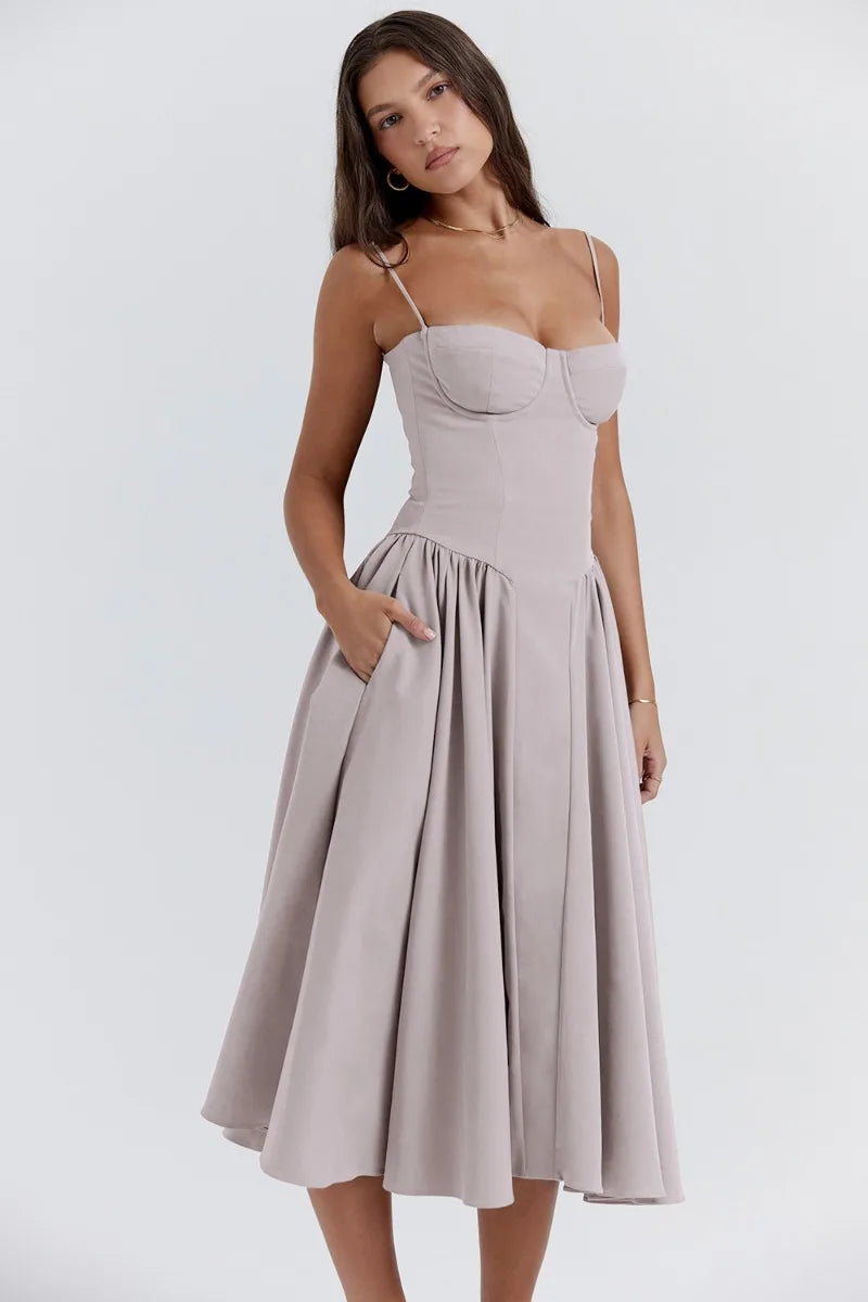 Elara | Corset Sundress - Celestia Couture