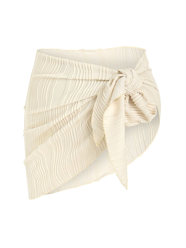 Sheer Bikini Wrap skirt- 3 colors