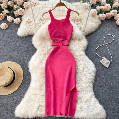 Radiant Cut-Out Bodycon Dress - Celestial Couture