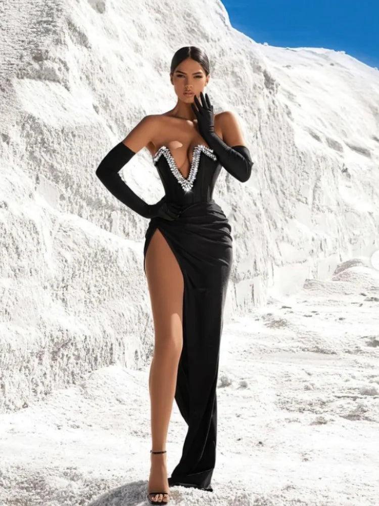 CELESCIAL MIDNIGHT DRESS - Celestial Couture