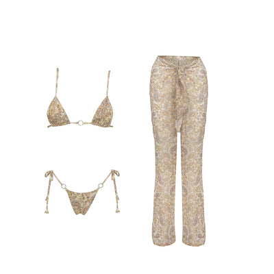 Beatriche 3Pcs Bikini Set Sexy Bikini Push UP Women Swimsuit - Celestial Couture