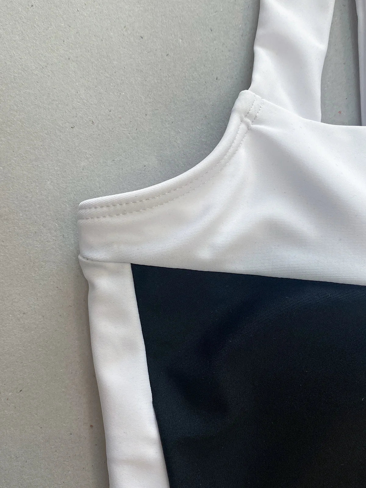 Monochrome Allure Cutout Swimsuit - Celestial Couture