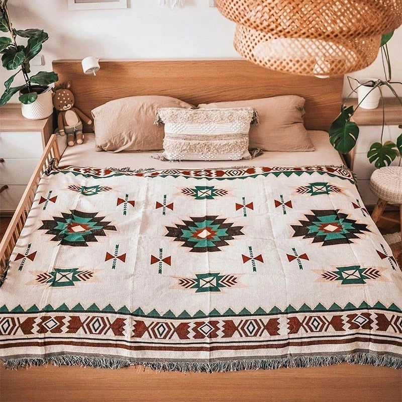 Tribal Boho Rugs &amp; Blankets - Outdoor or Indoor