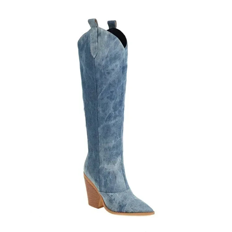 ODETTE  Denim Boots