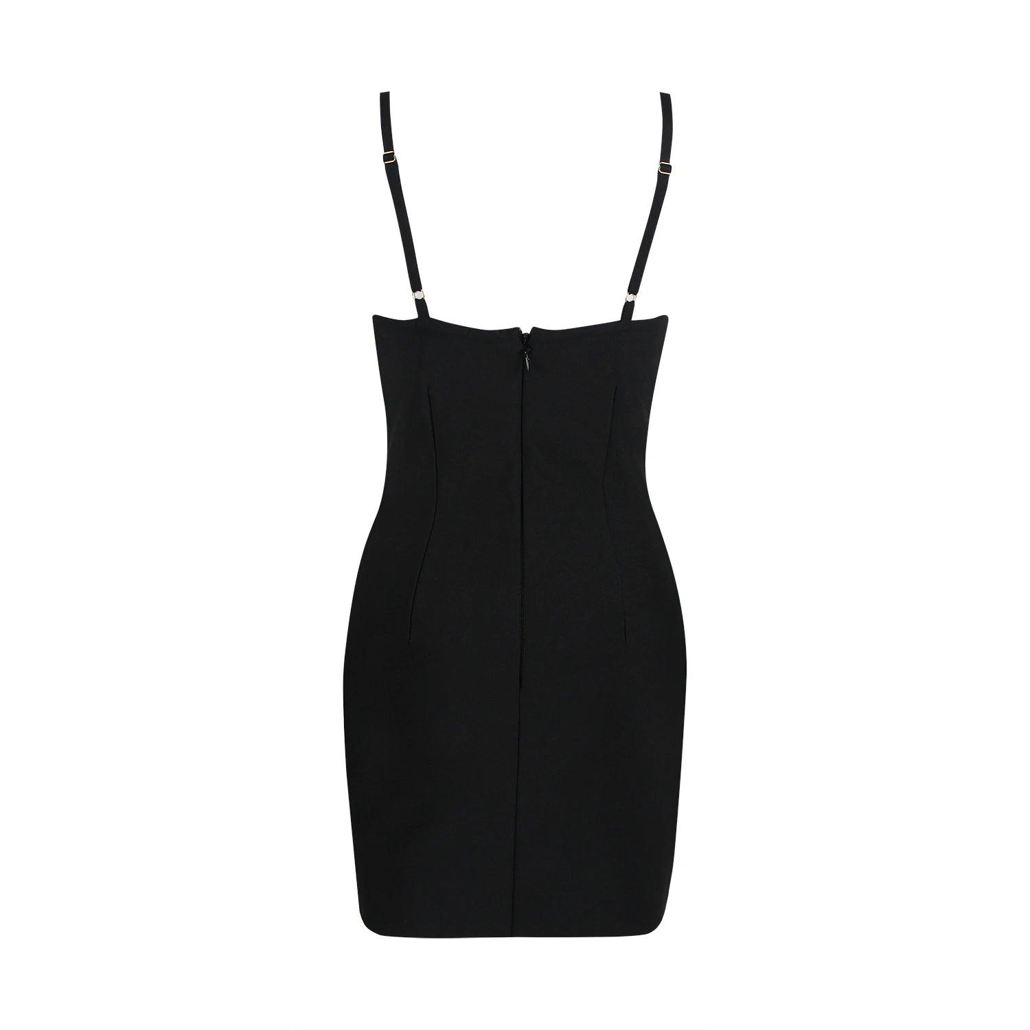 Kim Dress - Luxe Satin Ruched Midi - Celestial Couture