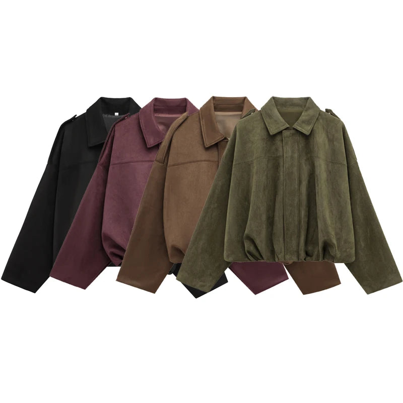 Noah Suede Bomber Jacket