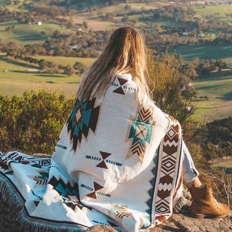 Tribal Boho Rugs &amp; Blankets - Outdoor or Indoor