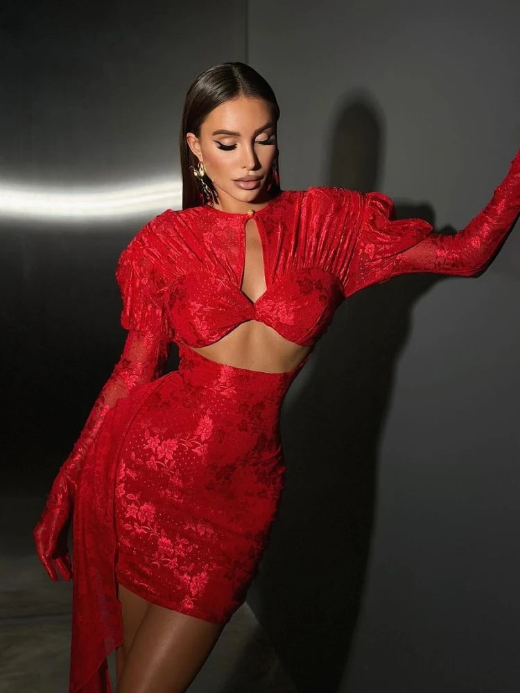 Nova Pleated Mini Dress - Celestial Couture