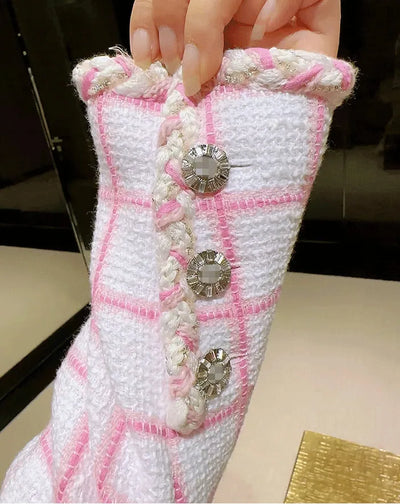 Plaid Old Money Shorts Suit - Celestial Couture