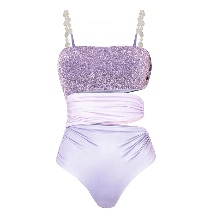 Shimmer & Shine Cutout Swimsuit - Celestial Couture