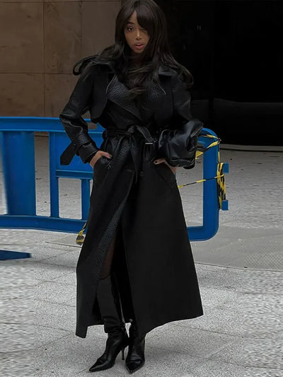 Colette Long Leather Jacket