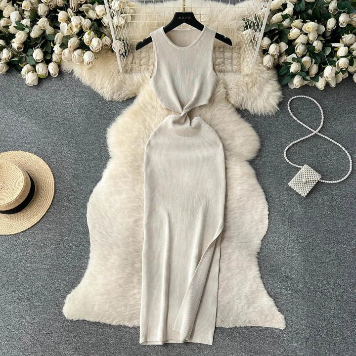 Elysian Knot Bodycon Dress - Celestia Couture