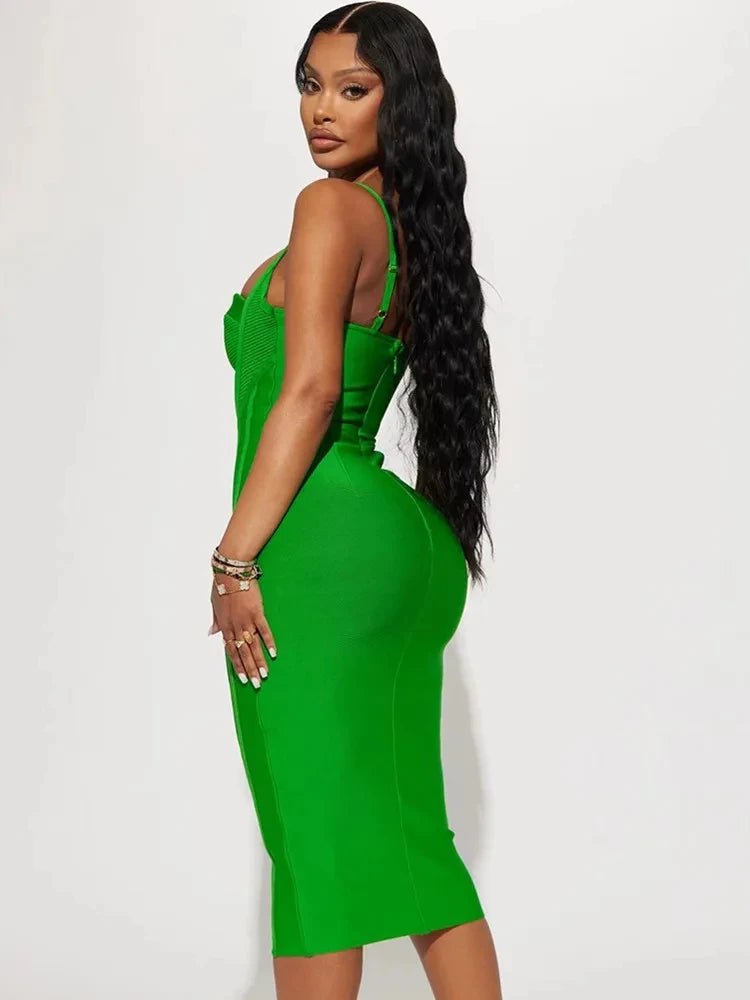 Yvette Sable Summer Dress 2024 - Celestia Couture