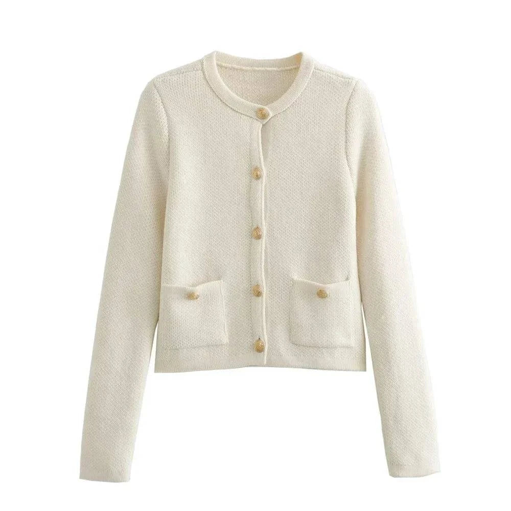 Everleigh | Chic Knitted Cardigan - Celestia Couture