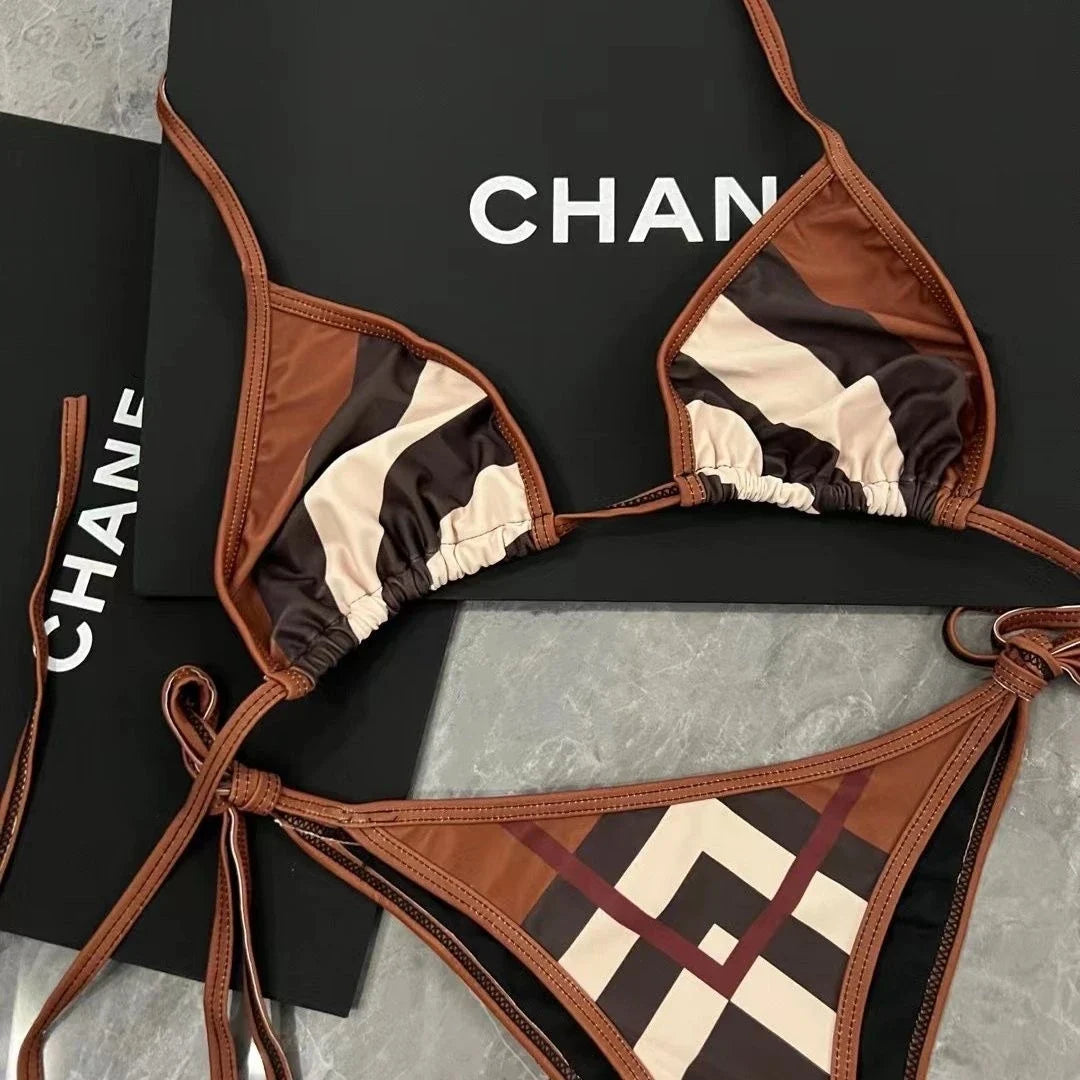 Boho Bikini Immitation 2 Piece Set