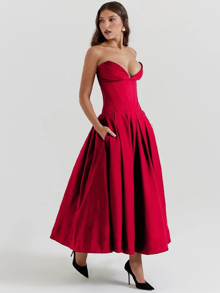 ROBBI ELEGANT DRESS - Celestia Couture