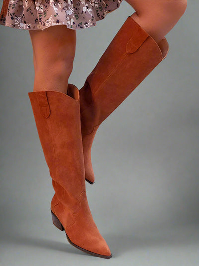 Sienna Suede Knee High Boots
