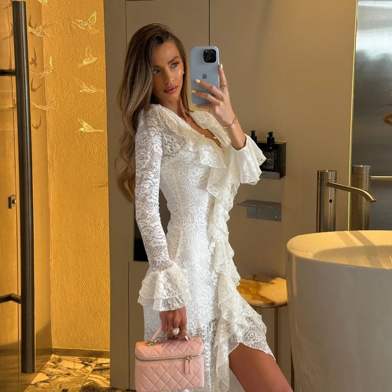 PALOMA Ruffle Maxi Dress