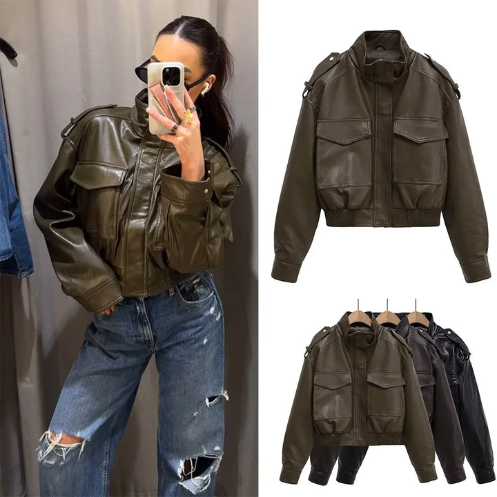 CELESTINE Leather Jacket