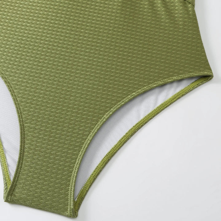 One Piece Retro Swimwear with matching skirt - multiple prints