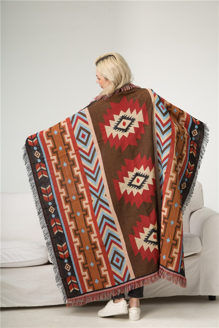 Tribal Boho Rugs &amp; Blankets - Outdoor or Indoor