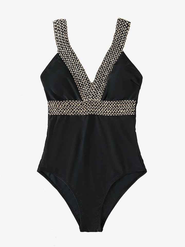 Detailed One Piece Swimwear  -  multiple style and colors