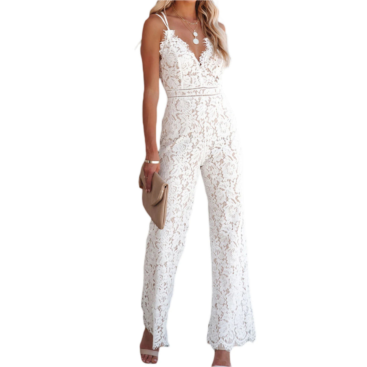 Celestial Lace Jumpsuit - Celestial Couture