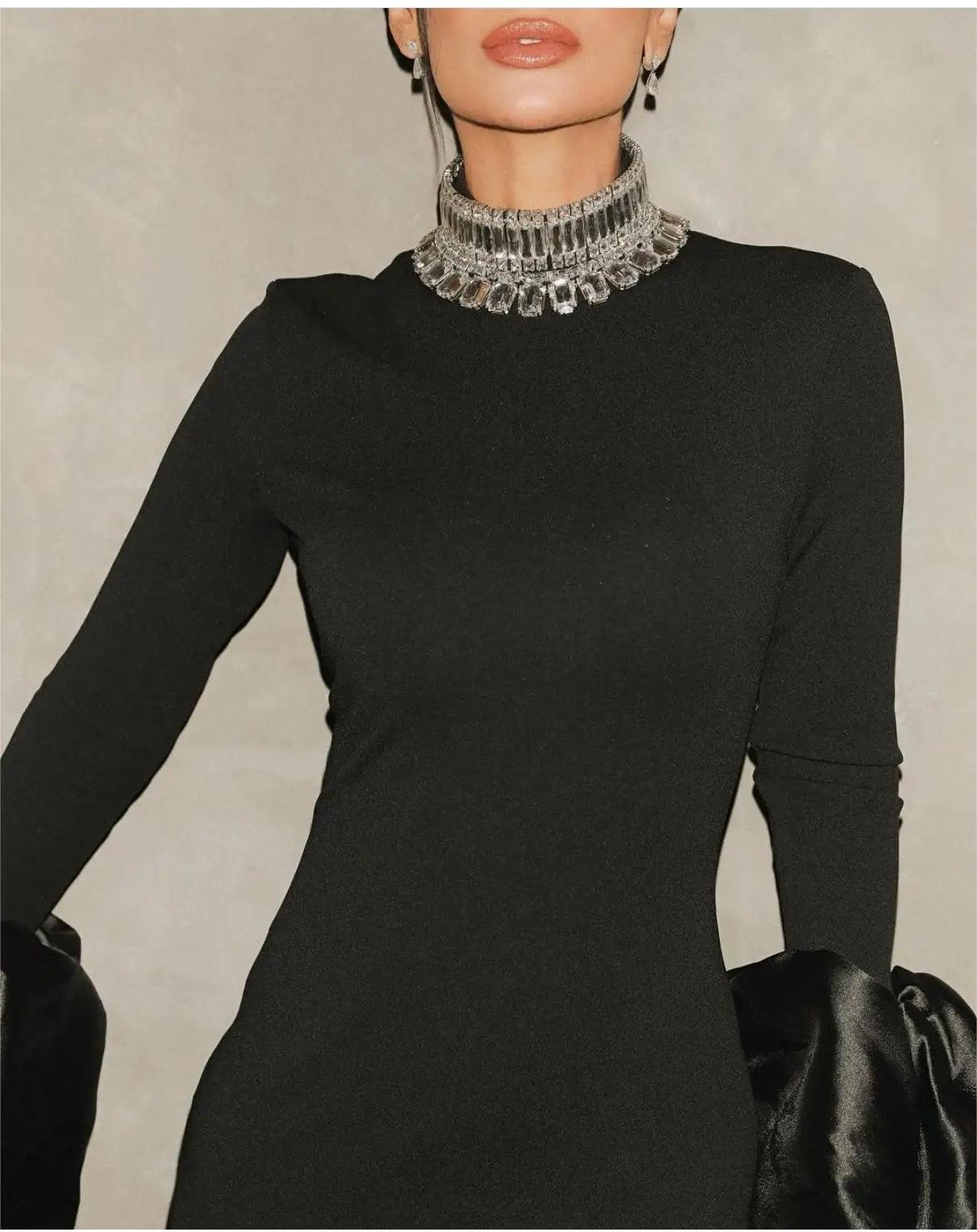 MONA ELEGANT EVENING DRESS - Celestial Couture