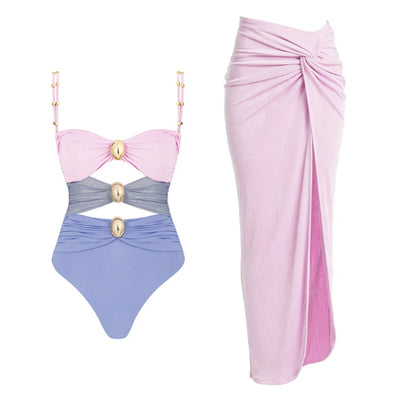 Shimmer & Shine Cutout Swimsuit - Celestial Couture