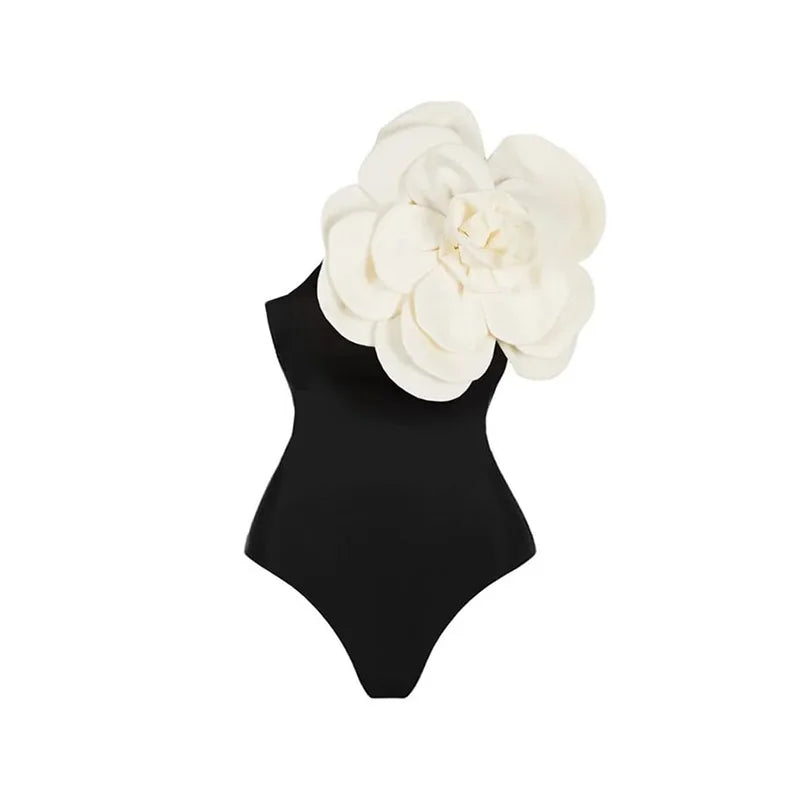 Eden Bloom 3D Floral Swimsuit - Celestia Couture
