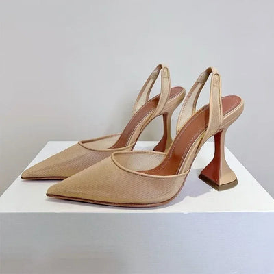 Octavia Mesh Lace Heels