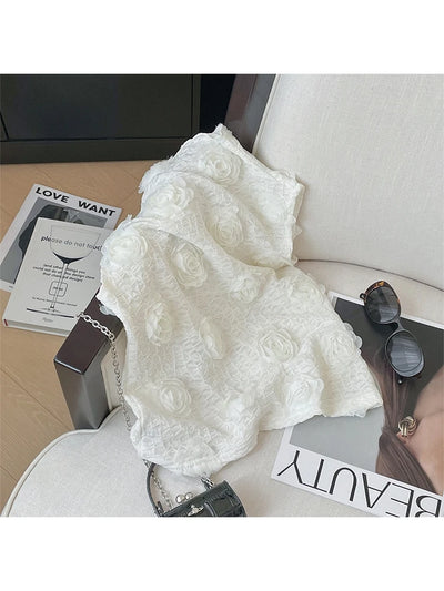 French Floral Crop Top - Celestial Couture