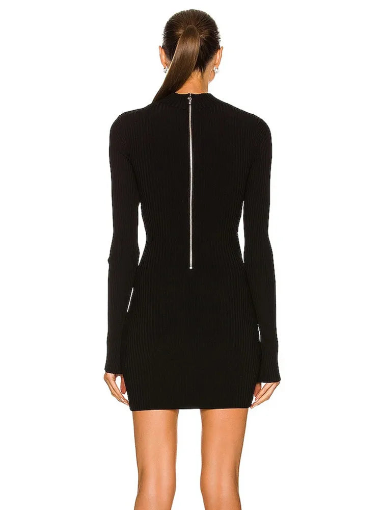 Stardust Mesh Bodycon - Celestia Couture