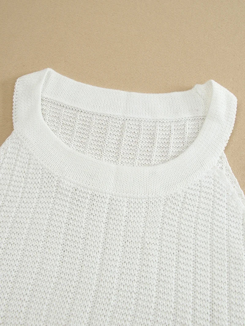 Sheer Allure Knit Set - Celestial Couture