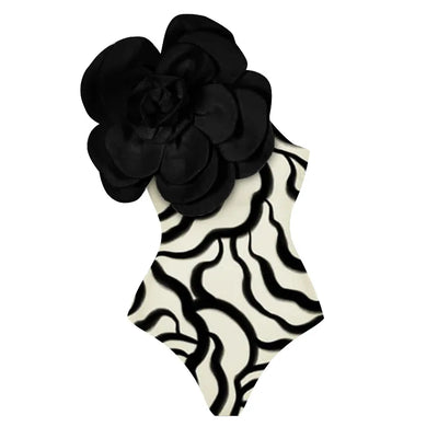 Eden Bloom 3D Floral Swimsuit - Celestial Couture