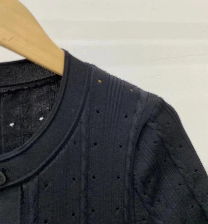 Mona Hollow Knitted Dress