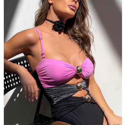 Shimmer & Shine Cutout Swimsuit - Celestial Couture