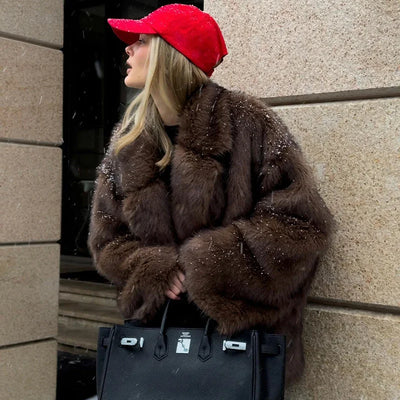 VeluxeCo™ Luxe Winter Statement Coat