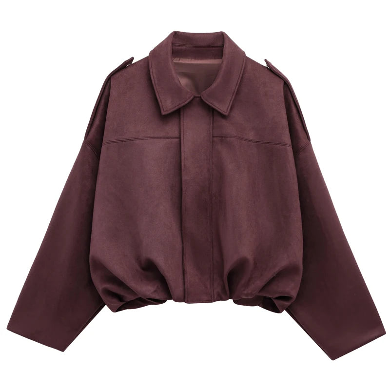 Noah Suede Bomber Jacket