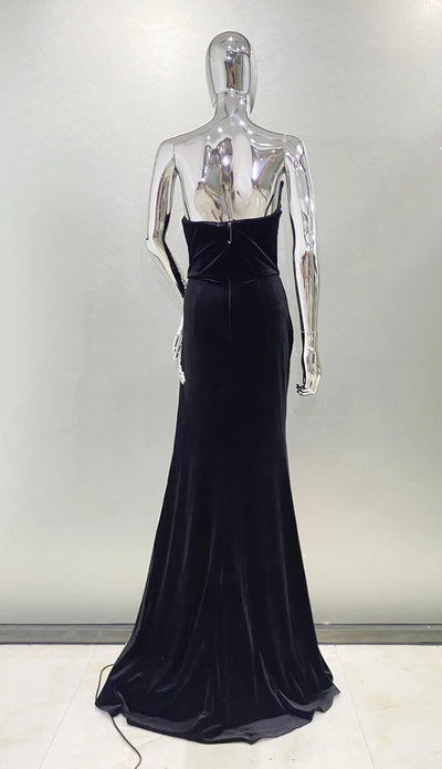 VELVET LUXE DRESS - Celestial Couture