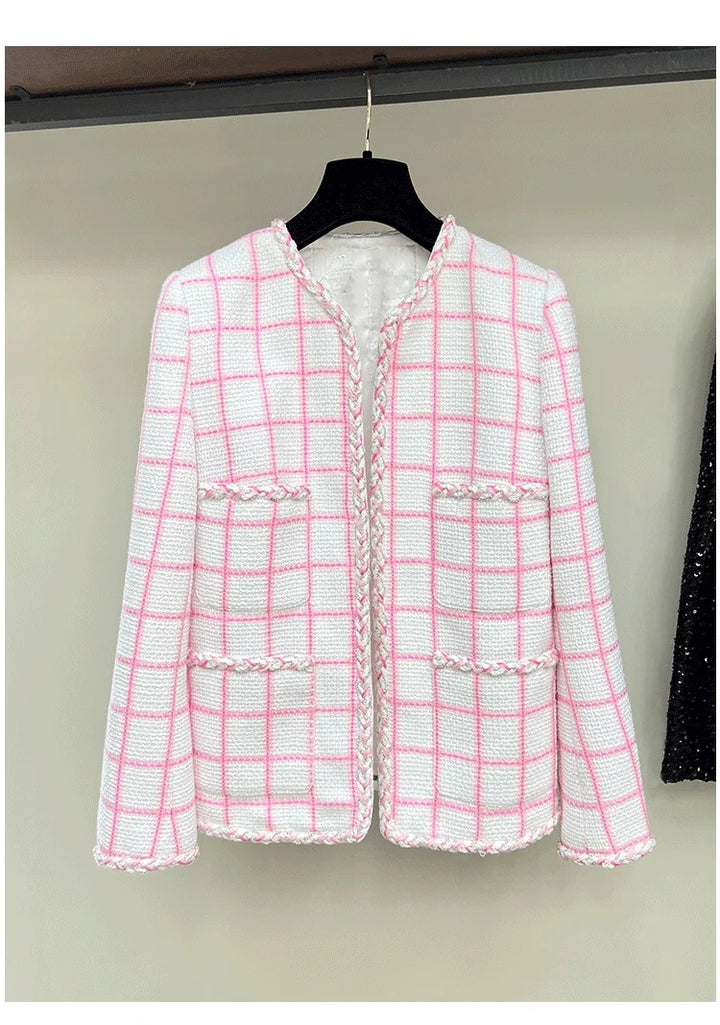 Plaid Old Money Shorts Suit - Celestia Couture