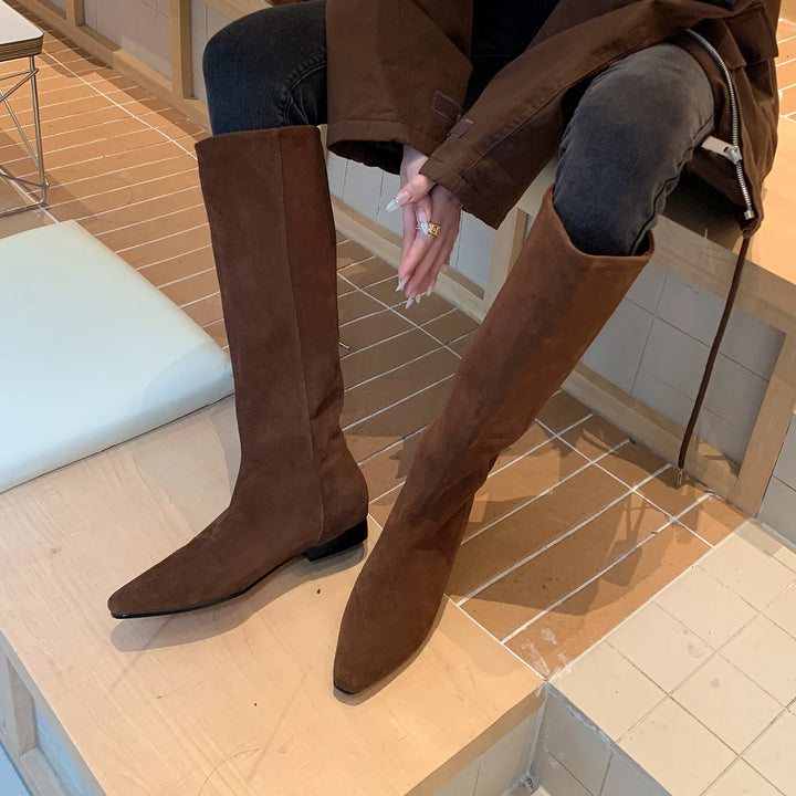 Sienna Cow suede boots