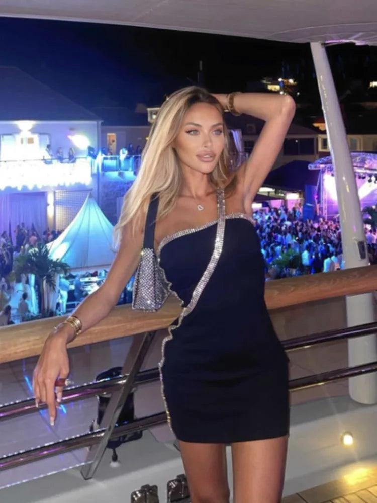 Off the Shoulder Bodycon Mini Dress - Celestia Couture