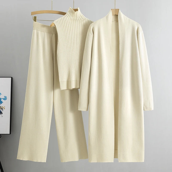 Vintage Knitted 3-Piece Set - Celestia Couture
