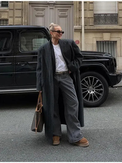 Maison Classic Wool Coat