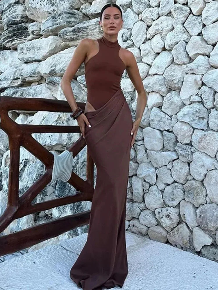 OLI MAXI DRESS - Celestia Couture